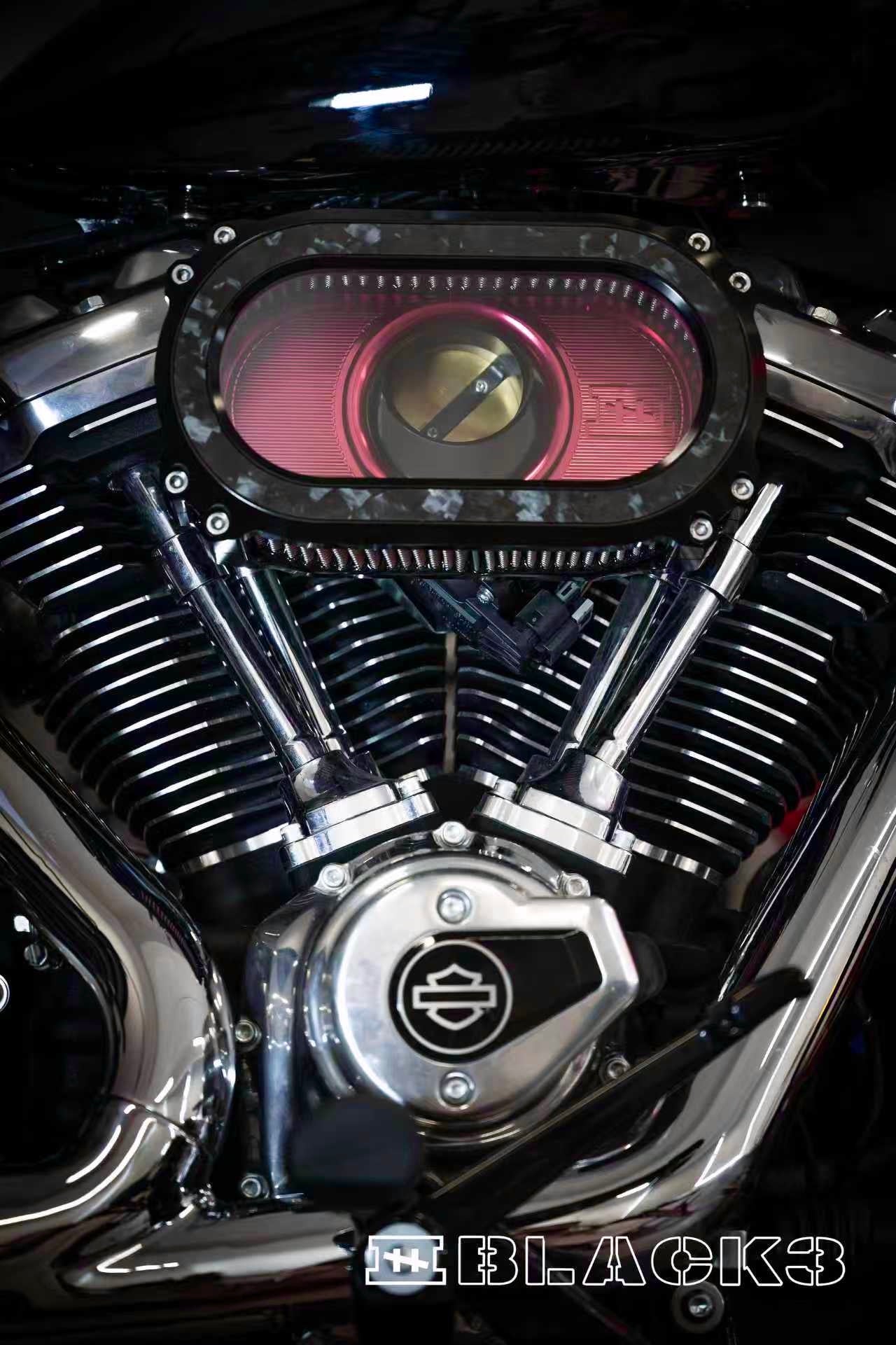 Black3 M8-GEN2 High-Flow Transparent Air Cleaner