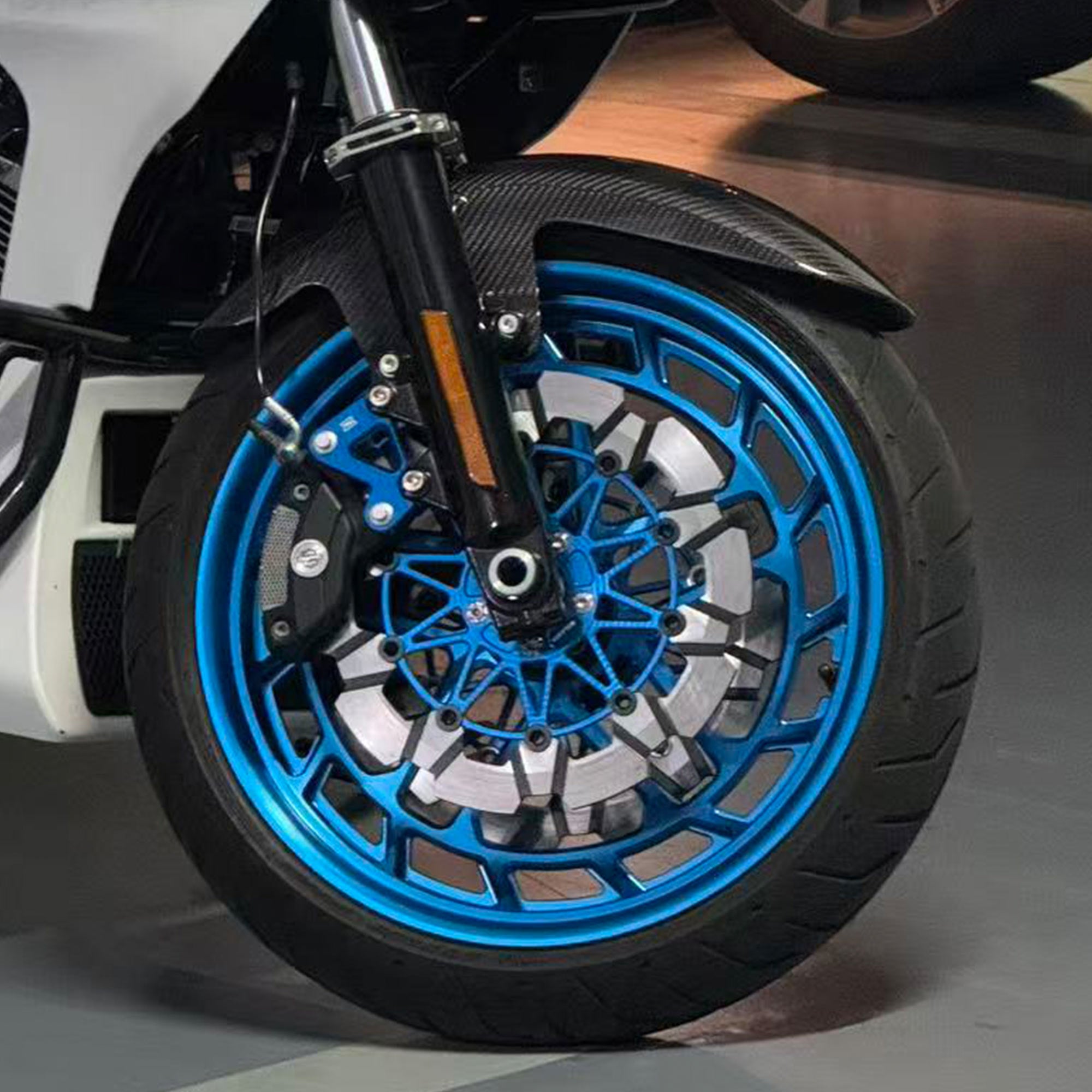 HOLO-5 CNC forged wheel for Harley-Davidson, alternate angle
