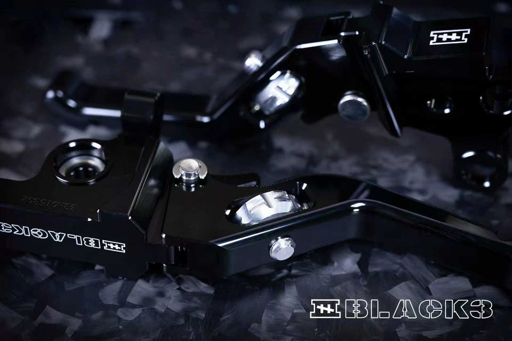 Black3 Adjustable Three-Finger Racing Lever