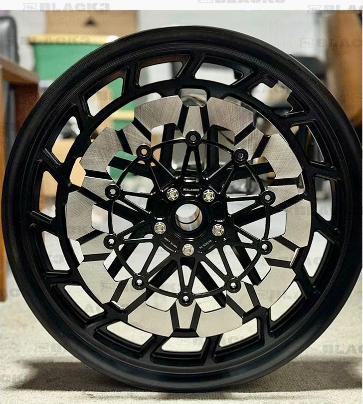 HOLO-5 CNC forged wheel for Harley-Davidson, side profile