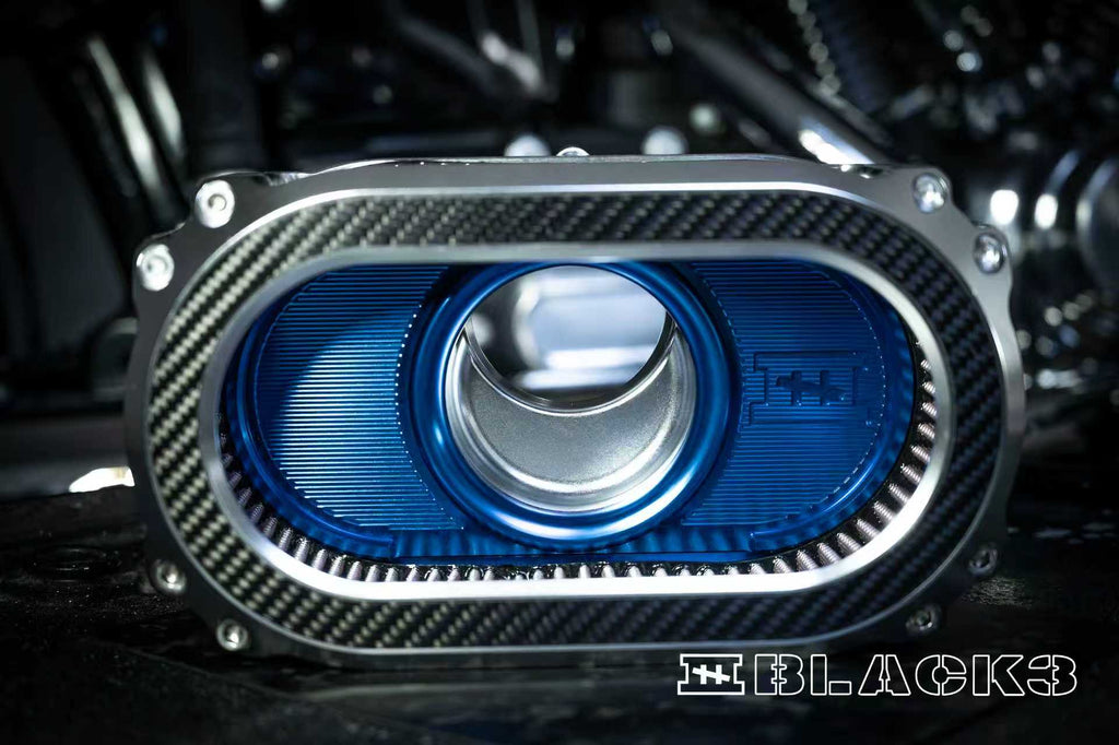 Black3 M8-GEN2 High-Flow Transparent Air Cleaner