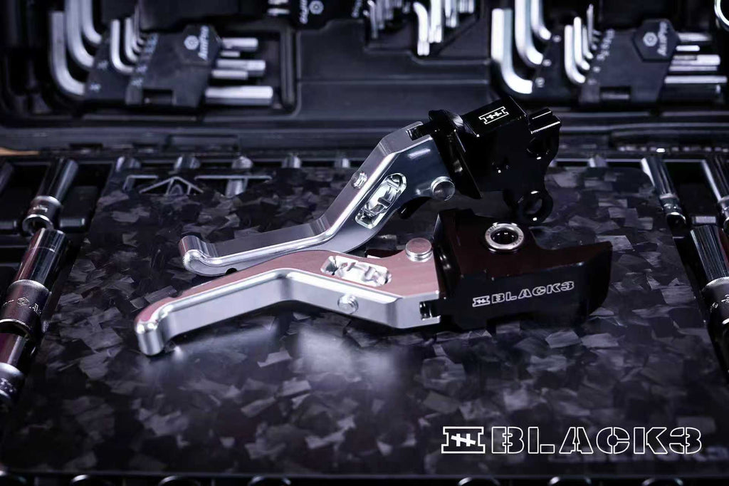 Black3 Adjustable Three-Finger Racing Lever