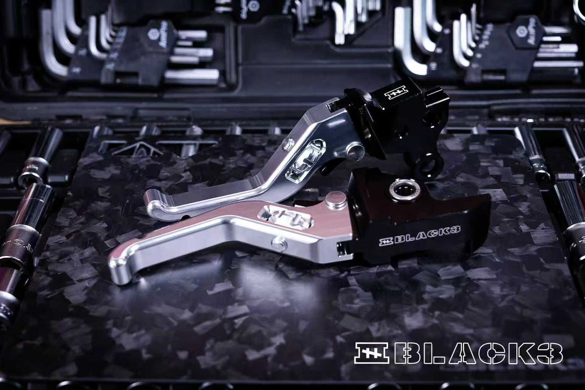Black3 Adjustable Three-Finger Racing Lever