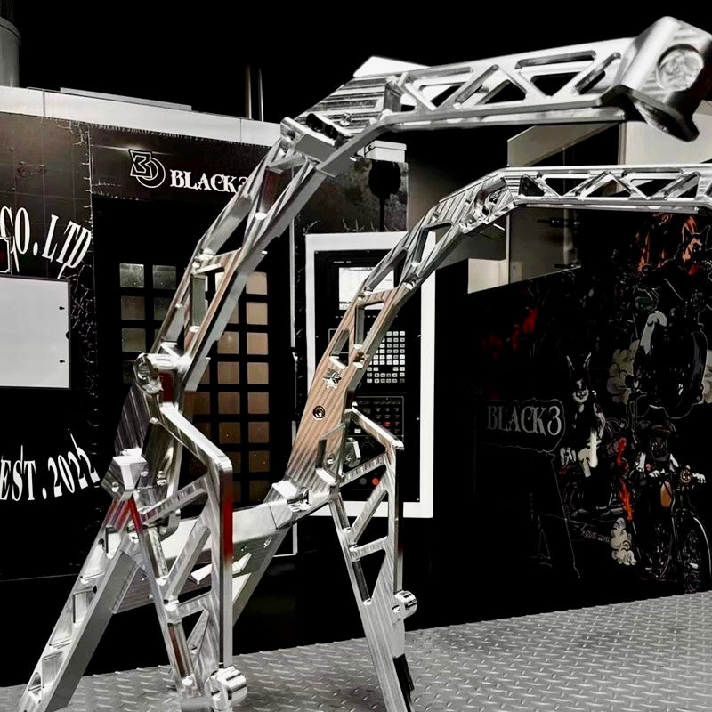 performance touring subframe tail for Harley-Davidson, detail view