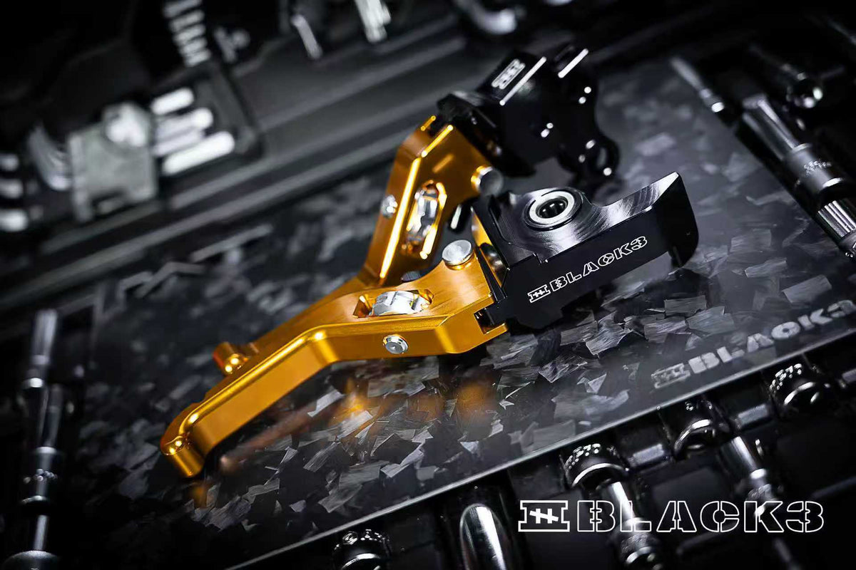Black3 Adjustable Three-Finger Racing Lever