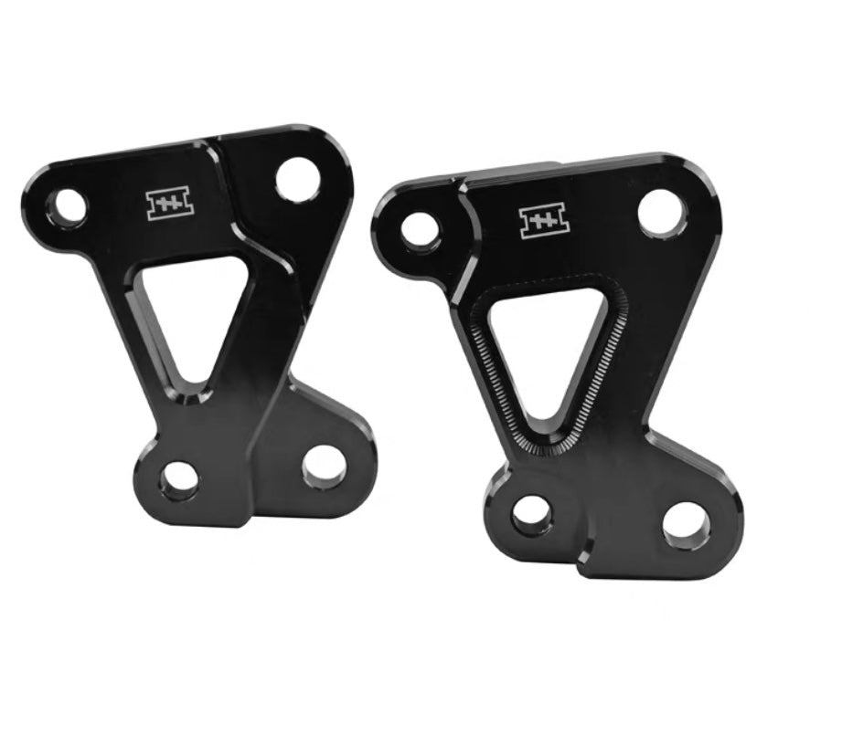 13 inch rotor adapters for Harley-Davidson Touring, close-up