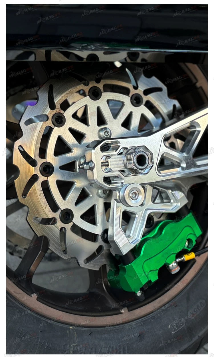 Black3 Softail Rear Radial Caliper Mount