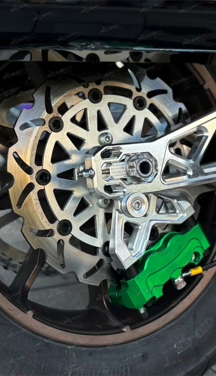 rear radial caliper mount for Harley-Davidson Softail, product front view