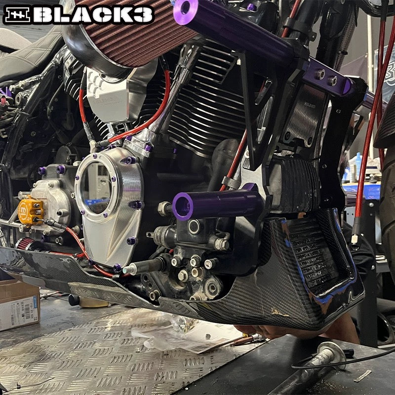 Black3 Carbon Fiber Belly Pan