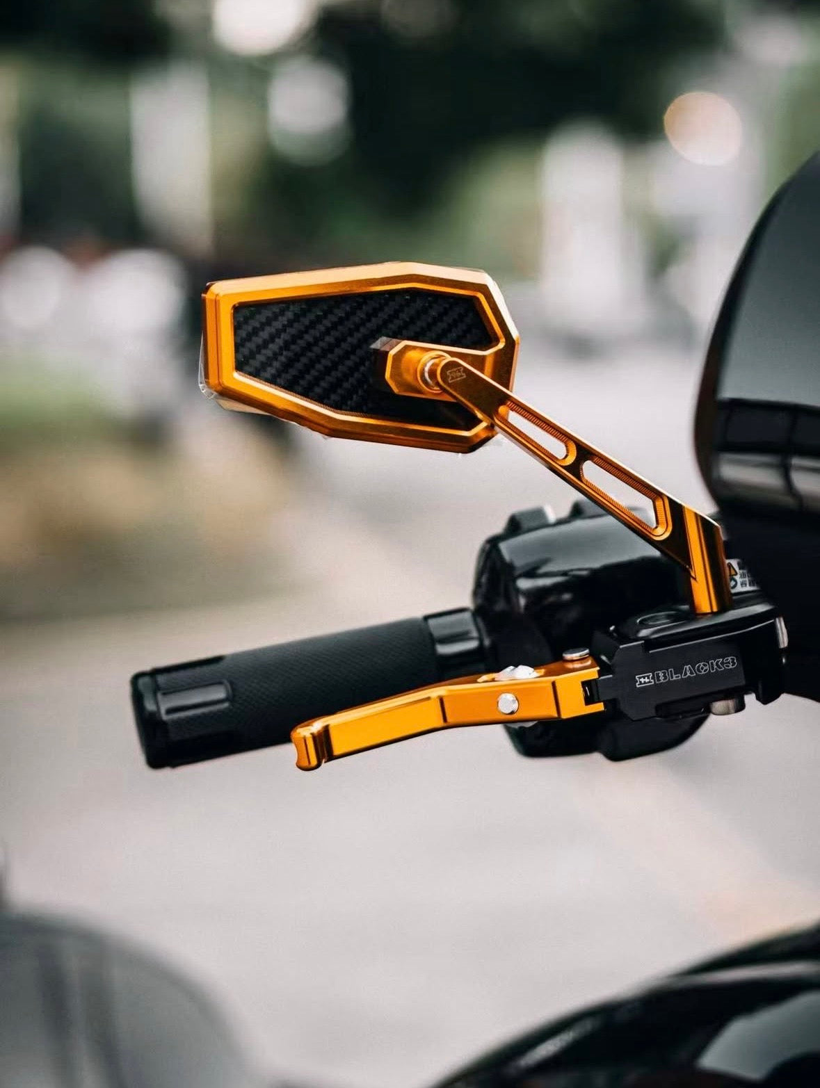 Black3 Carbon Mirrors (3K & Forge)