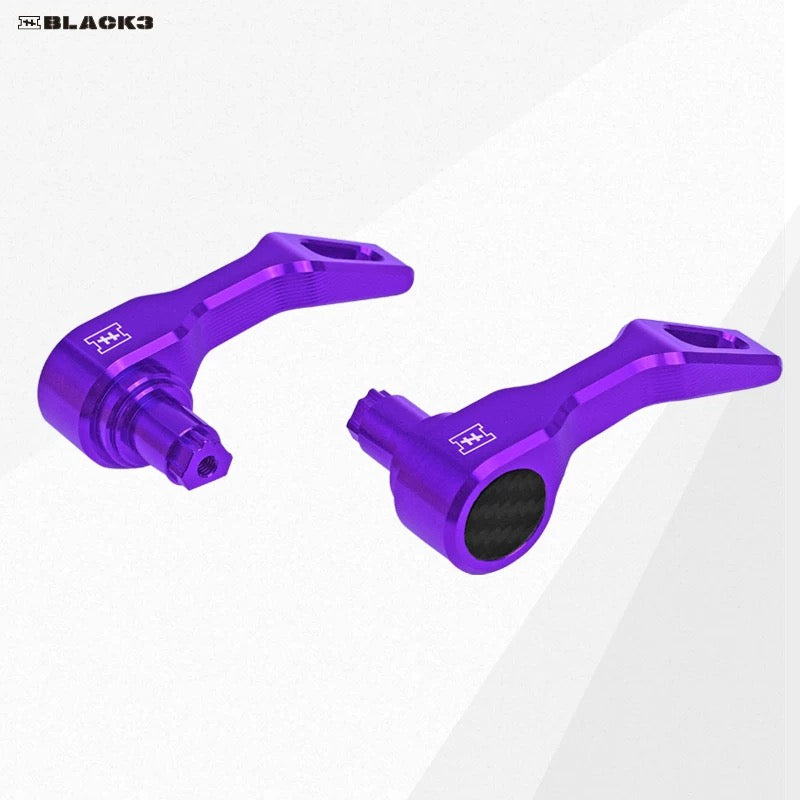 CNC saddlebag switch for Harley-Davidson Touring, detail view