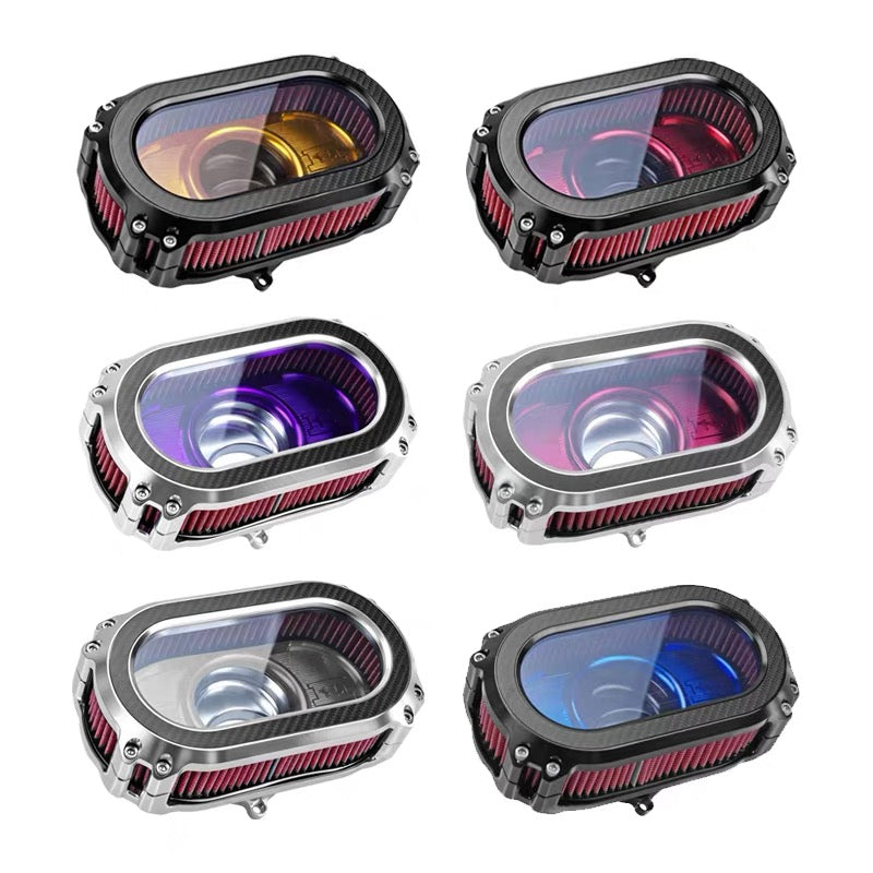 Black3 M8-GEN2 High-Flow Transparent Air Cleaner