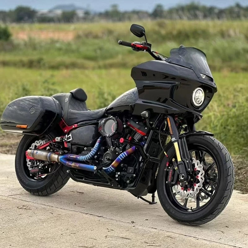 Black3 x SOMSONG Titanium 2-Into-1 Exhaust System