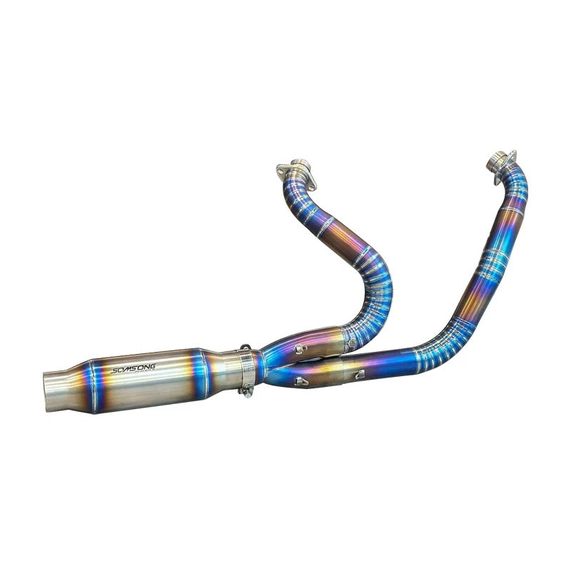 Black3 x SOMSONG Titanium 2-Into-1 Exhaust System