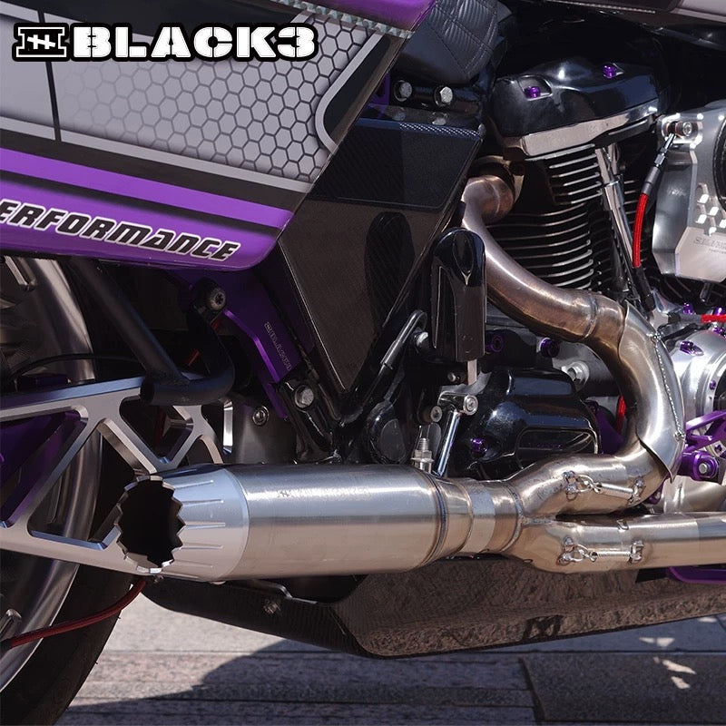 Black3 2-Into-1 Supersport Exhaust System