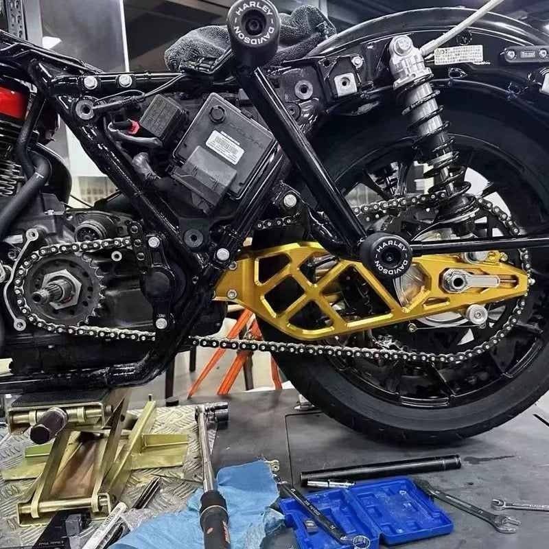 chain drive conversion kit for Harley-Davidson, alternate angle