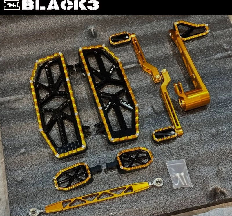 Chocolates series CNC floorboards for Harley-Davidson, product front view