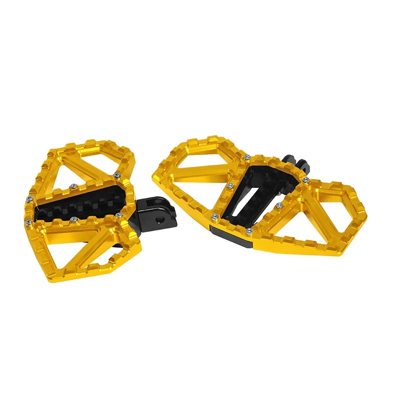 adjustable CNC floorboards for Harley-Davidson, rear view