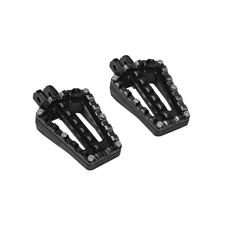 CNC billet footpegs for Harley-Davidson, close-up