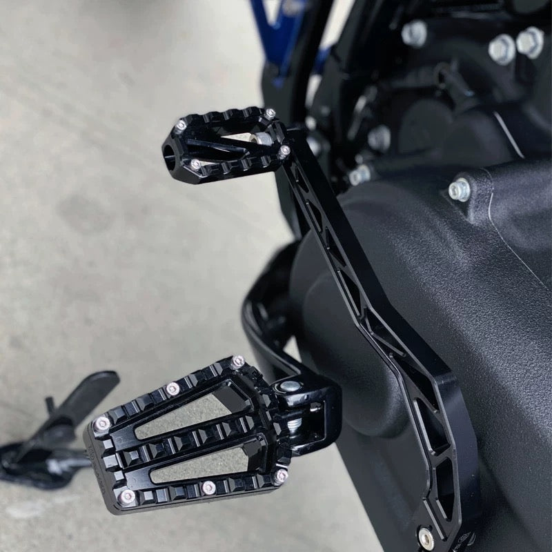 CNC billet footpegs for Harley-Davidson, detail view