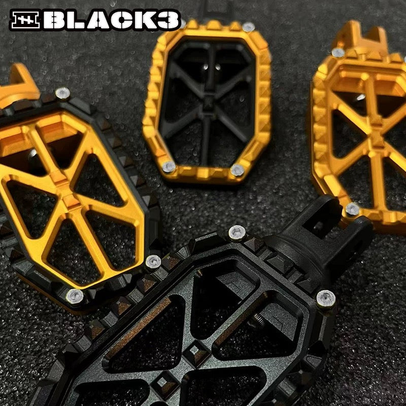 Black3 Chocolates Series Footpegs