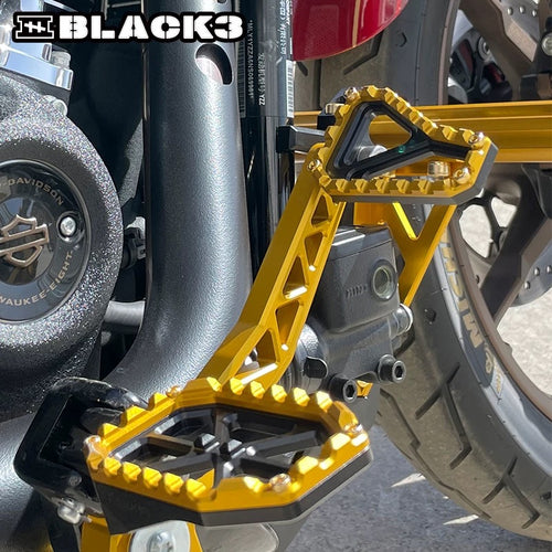 Chocolates series CNC footpegs for Harley-Davidson, detail view