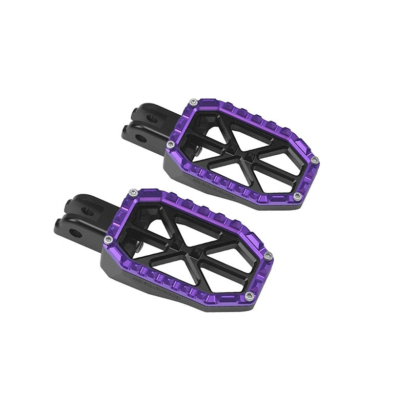 Chocolates series CNC footpegs for Harley-Davidson, comparison view