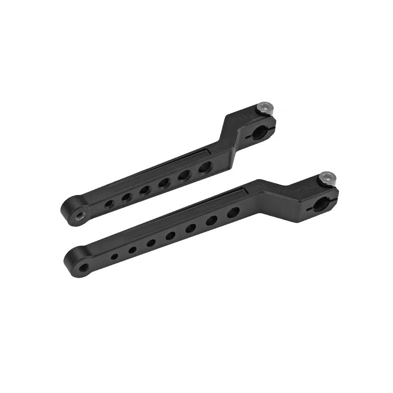 CNC heel toe shifter arm for Harley-Davidson, side profile