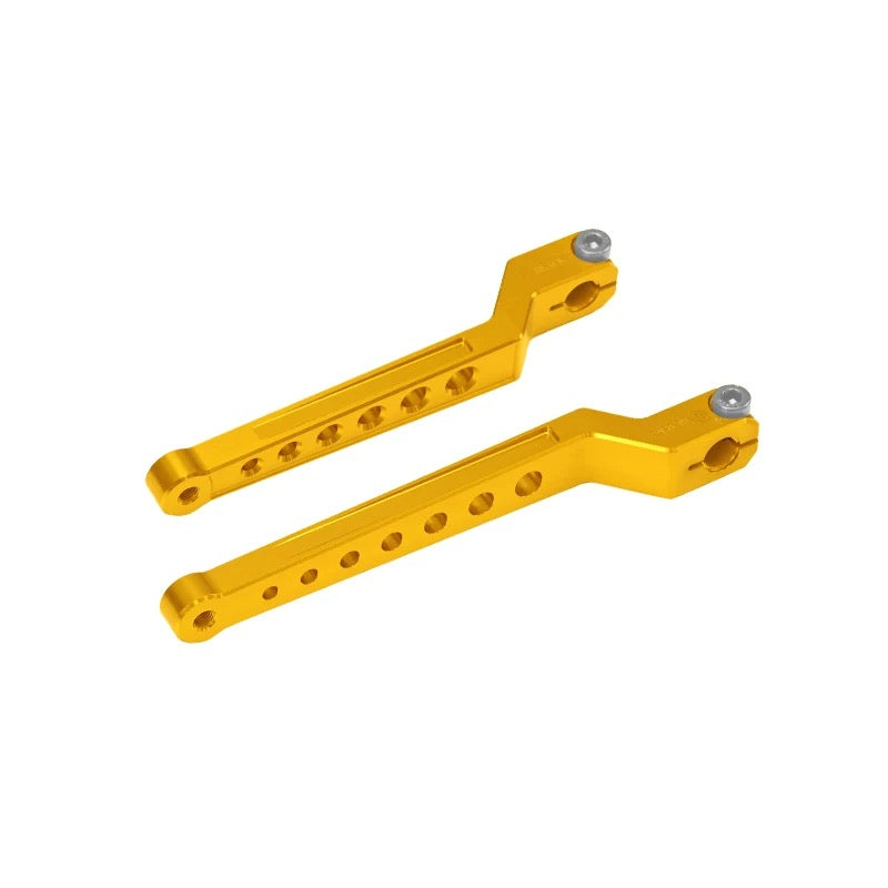 CNC heel toe shifter arm for Harley-Davidson, close-up