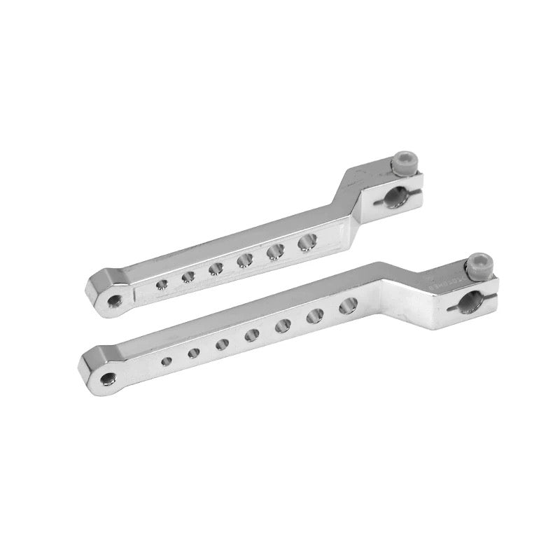 CNC heel toe shifter arm for Harley-Davidson, rear view