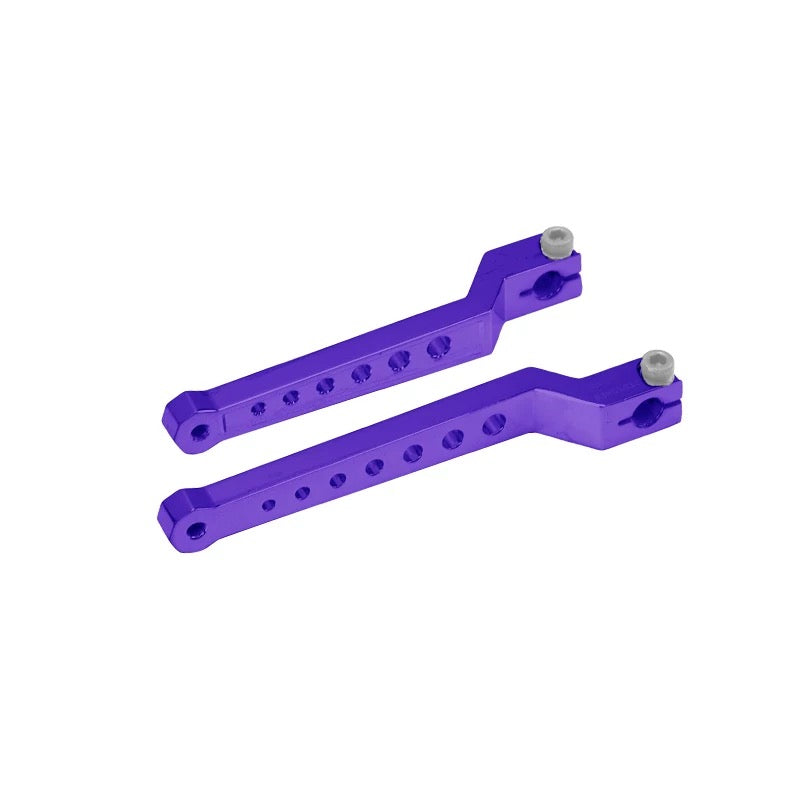 CNC heel toe shifter arm for Harley-Davidson, comparison view