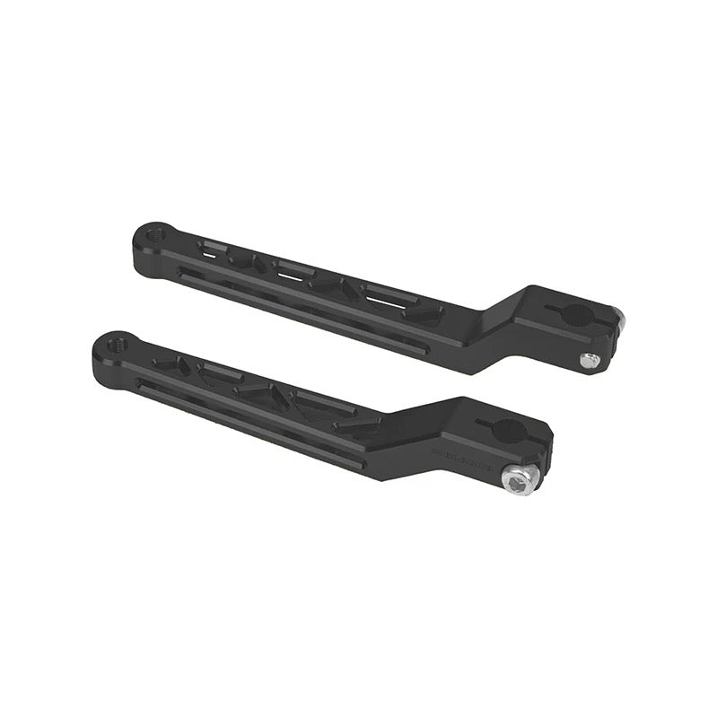 CNC heel toe shifter arm for Harley-Davidson, installed view