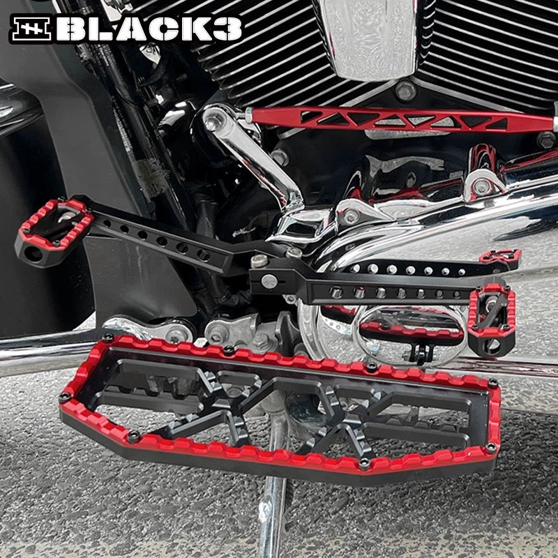 CNC heel toe shifter arm for Harley-Davidson, detail view