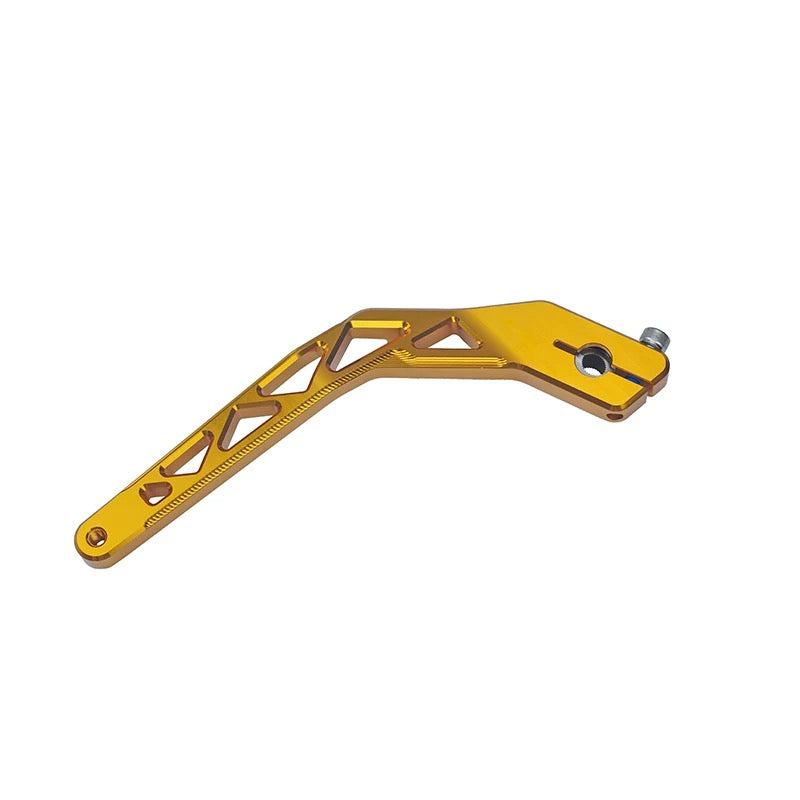 CNC mechanical arm shift lever for Harley-Davidson, close-up