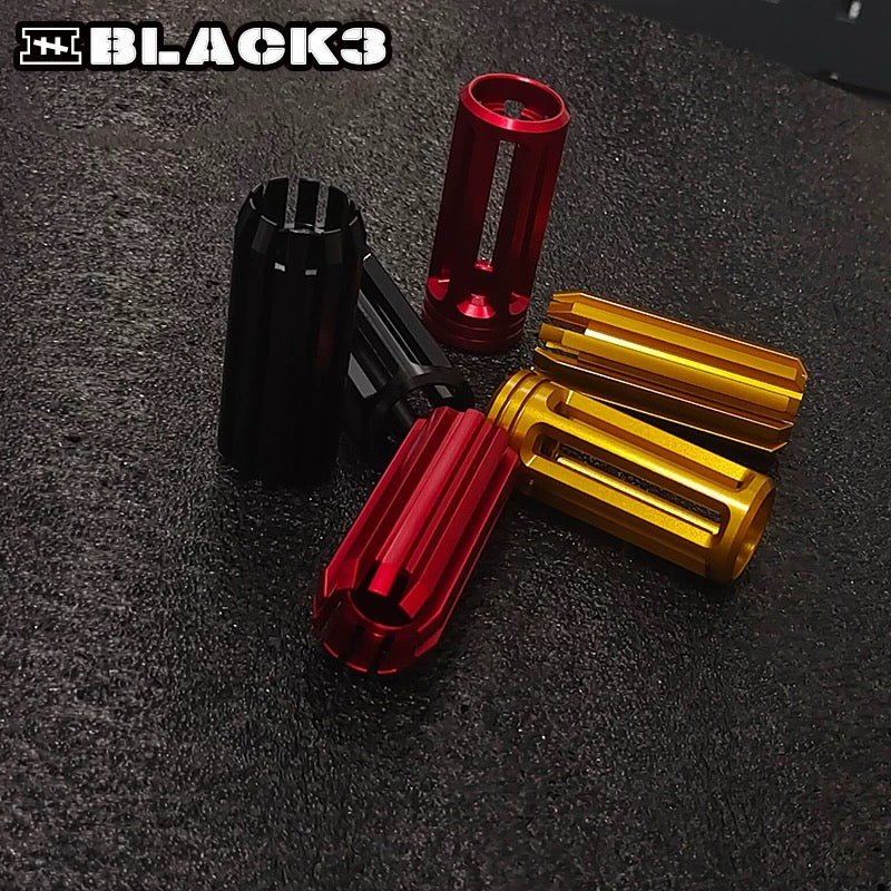 Flash Hider turbojet shift peg for Harley-Davidson, product front view