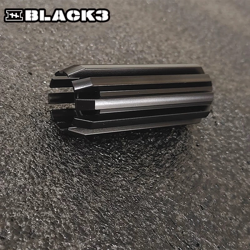 Flash Hider turbojet shift peg for Harley-Davidson, detail view