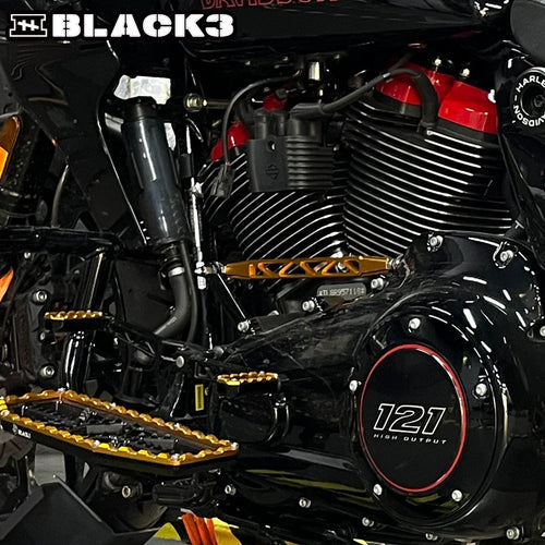 CNC mechanical arm shift linkage for Harley-Davidson, product front view