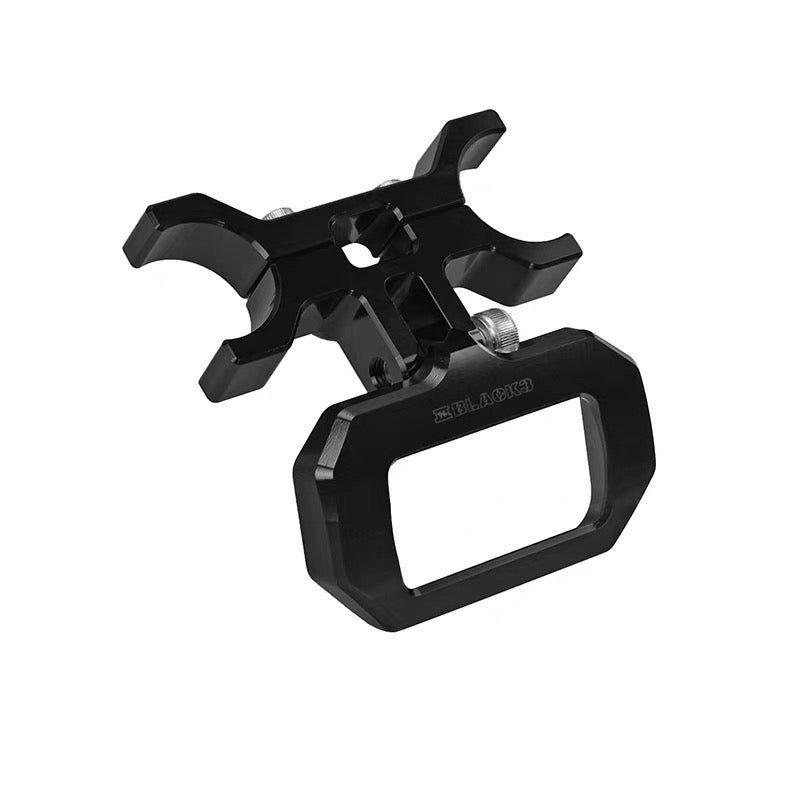CNC gauge bezel for Harley-Davidson Softail, side profile