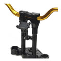 CNC motorcycle phone mount bracket for Harley-Davidson, product front view