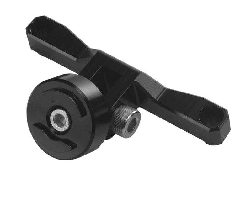 CNC motorcycle phone mount bracket for Harley-Davidson, side profile