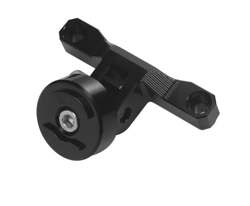 CNC motorcycle phone mount bracket for Harley-Davidson, close-up