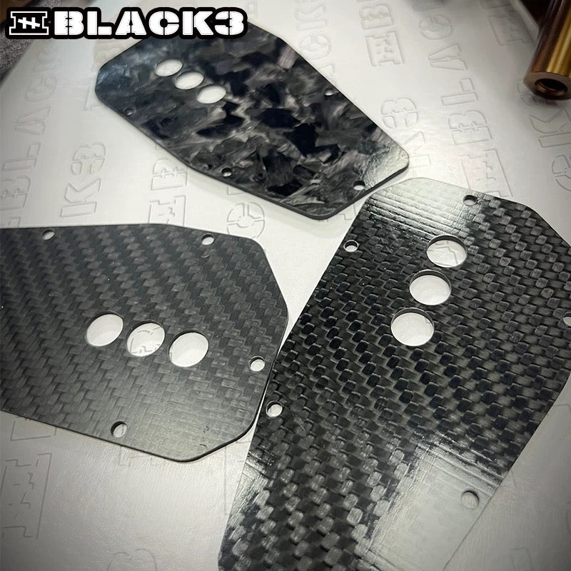Black3 Carbon Mirrors (3K & Forge)