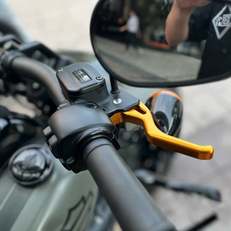 easier pull clutch and brake lever kit for Harley-Davidson, side profile