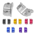 CNC clutch and brake perch clamp for Harley-Davidson, product front view