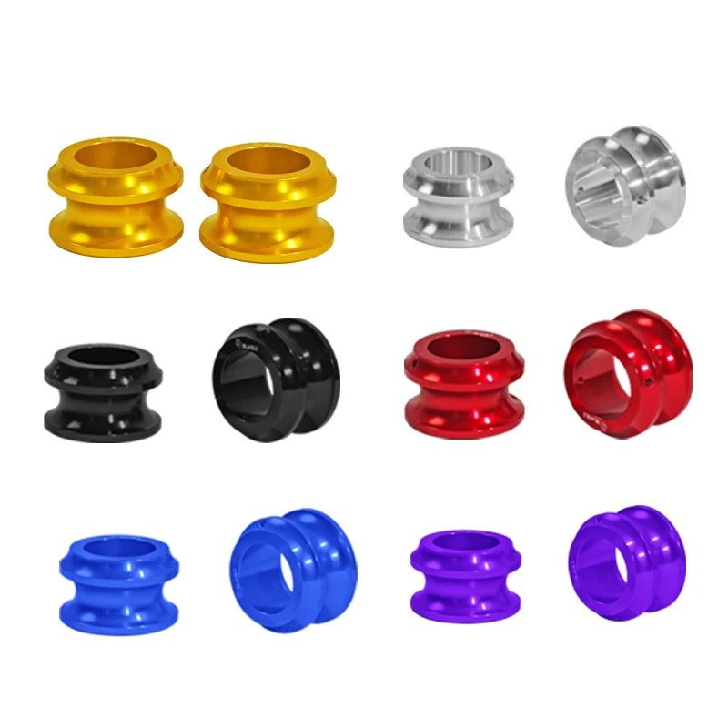 CNC axle nut covers for Harley-Davidson, detail view