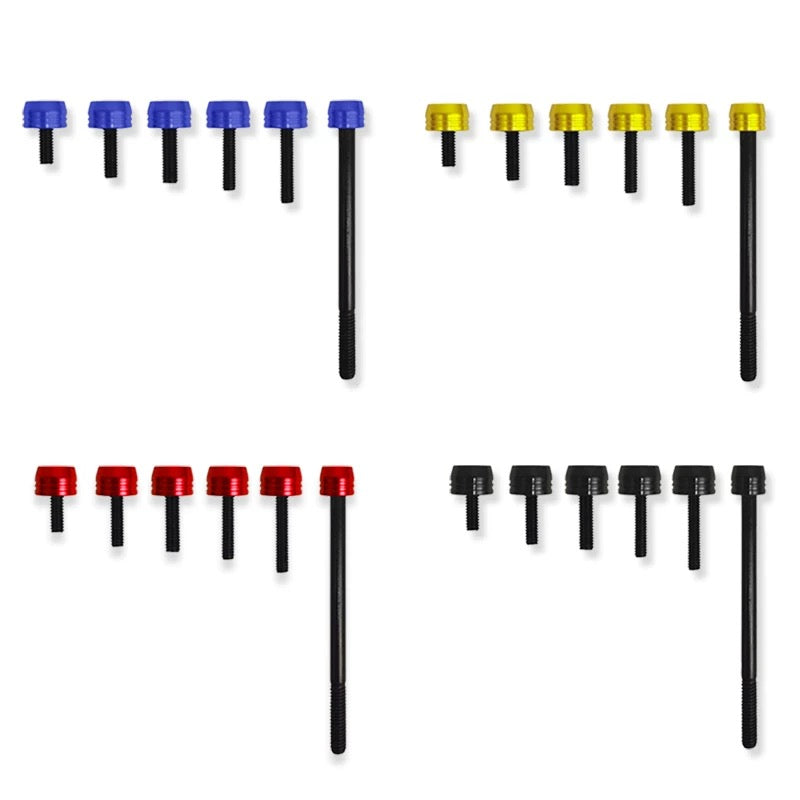multi-color CNC engine screws for Harley-Davidson, product front view