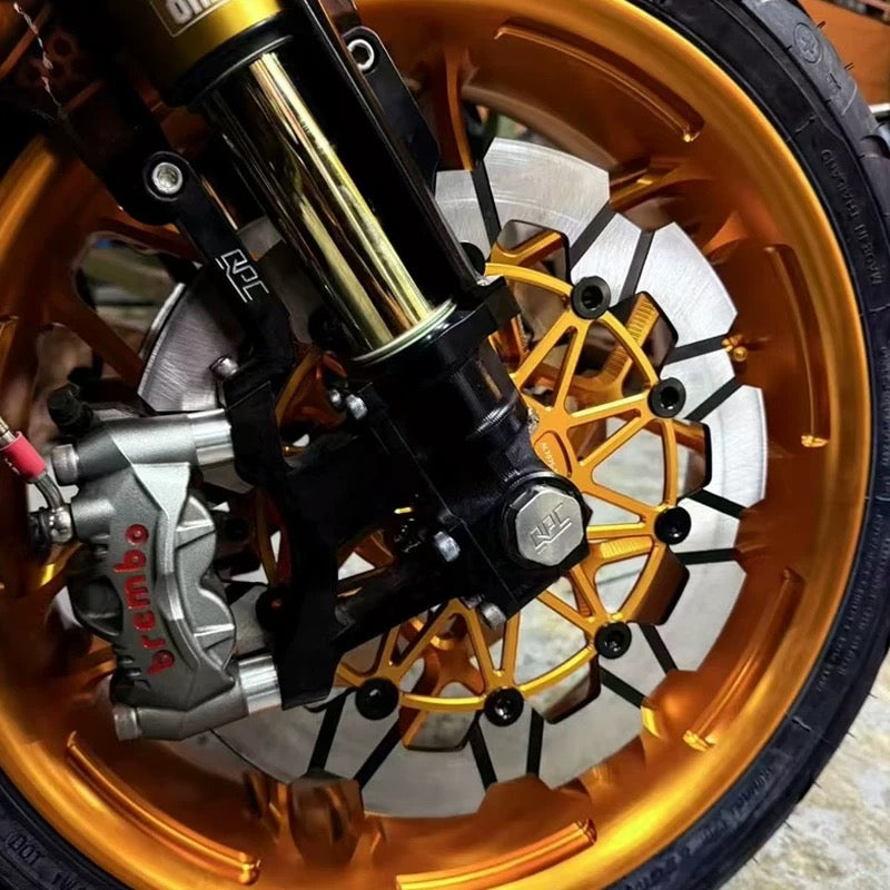 performance racing brake rotor for Harley-Davidson, product front view