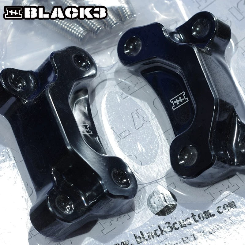 13 inch rotor adapters for Harley-Davidson Touring, side profile