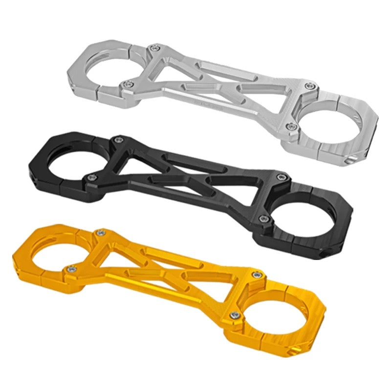 CNC fork brace for Harley-Davidson Touring, alternate angle