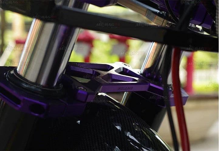 CNC fork brace for Harley-Davidson Touring, product front view